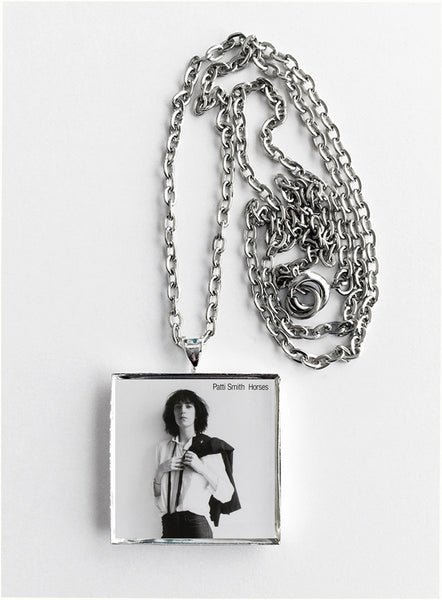 Patti Smith - Horses - Album Cover Art Pendant Necklace - Hollee