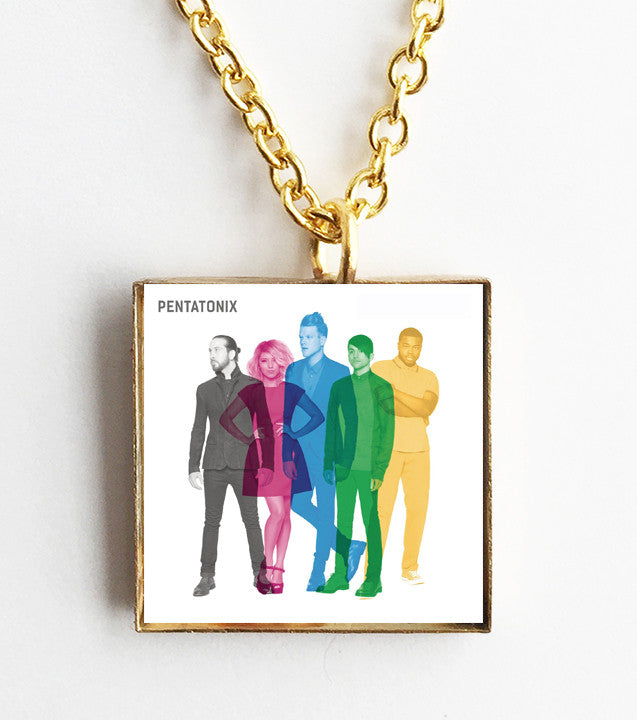 Pentatonix - Self Titled - Mini Album Cover Art Pendant Necklace - Hollee