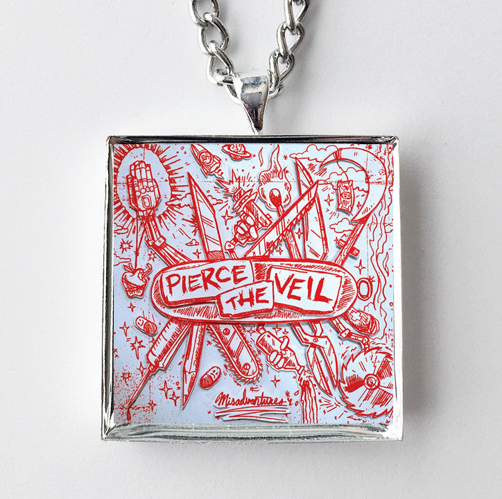 Pierce the Veil - Pierce the Veil - Album Cover Art Pendant Necklace - Hollee