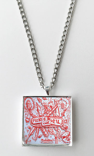 Pierce the Veil - Pierce the Veil - Album Cover Art Pendant Necklace - Hollee