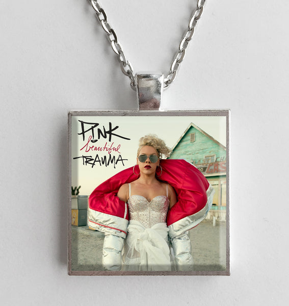 P!nk - Beautiful Trauma - Album Cover Art Pendant Necklace - Hollee
