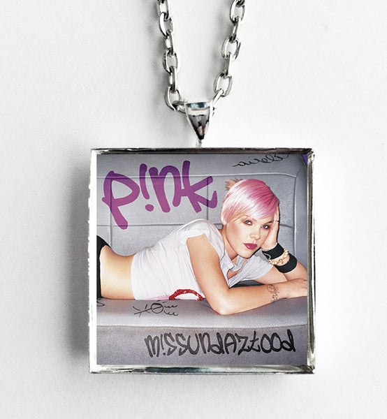 P!nk - M!ssundaztood - Album Cover Art Pendant Necklace - Hollee
