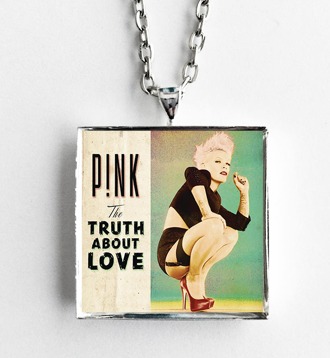 P!nk - The Truth About Love - Album Cover Art Pendant Necklace - Hollee