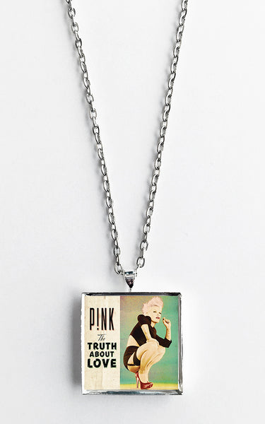 P!nk - The Truth About Love - Album Cover Art Pendant Necklace - Hollee