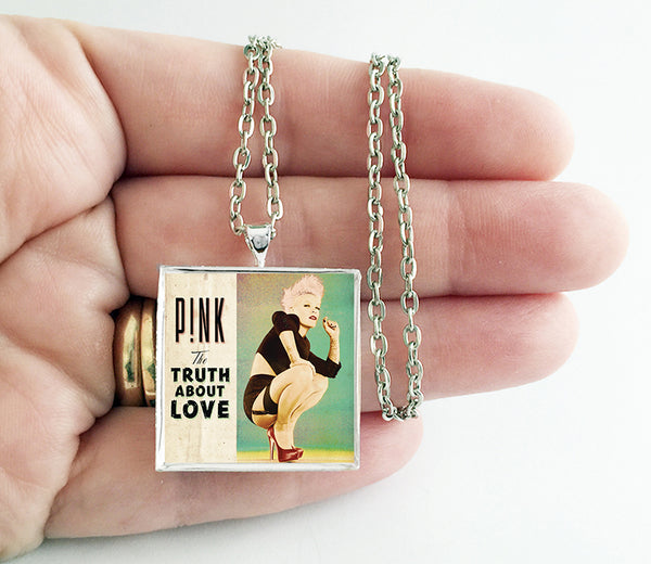 P!nk - The Truth About Love - Album Cover Art Pendant Necklace - Hollee