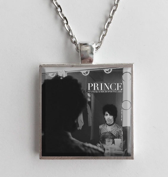 Prince - Piano & Microphone 1983 - Album Cover Art Pendant Necklace - Hollee