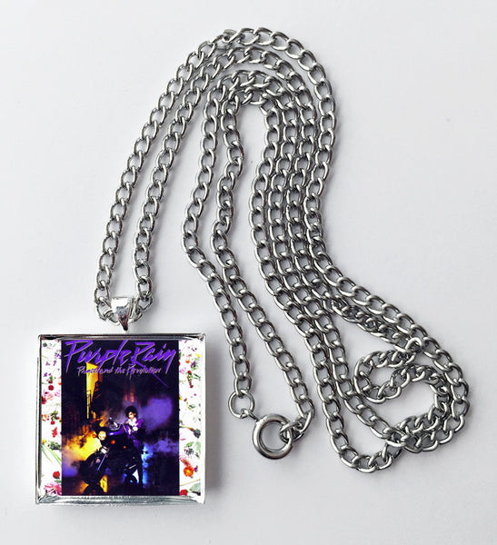 Prince - Purple Rain - Album Cover Art Pendant Necklace - Hollee