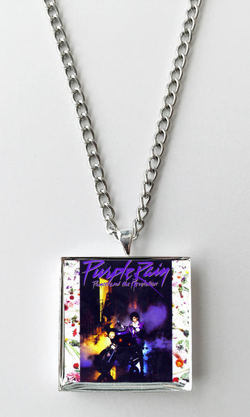 Prince - Purple Rain - Album Cover Art Pendant Necklace - Hollee