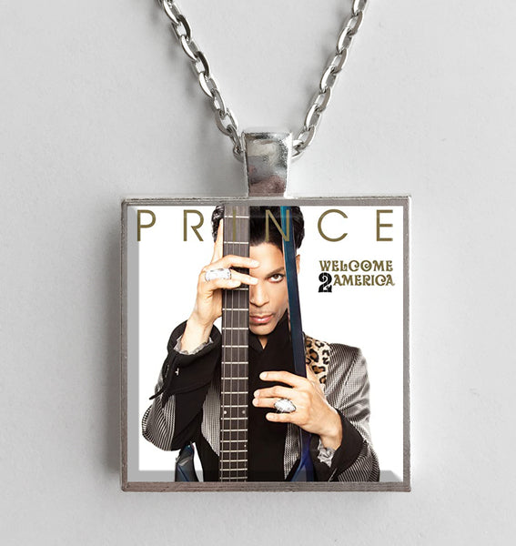 Prince - Welcome 2 America - Album Cover Art Pendant Necklace