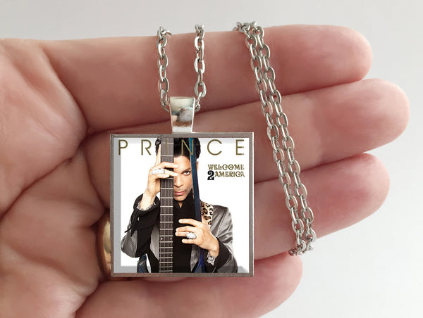 Prince - Welcome 2 America - Album Cover Art Pendant Necklace