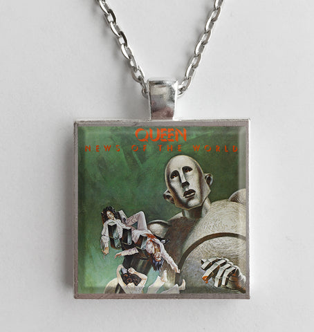 Queen - News of the World - Album Cover Art Pendant Necklace - Hollee