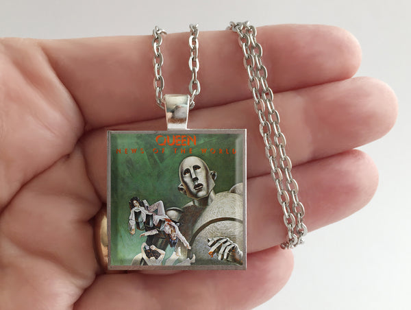 Queen - News of the World - Album Cover Art Pendant Necklace - Hollee