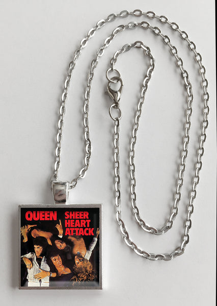 Queen - Sheer Heart Attack - Album Cover Art Pendant Necklace - Hollee