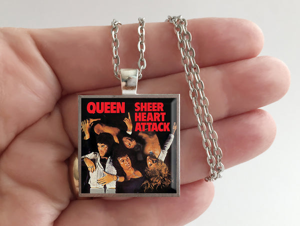 Queen - Sheer Heart Attack - Album Cover Art Pendant Necklace - Hollee