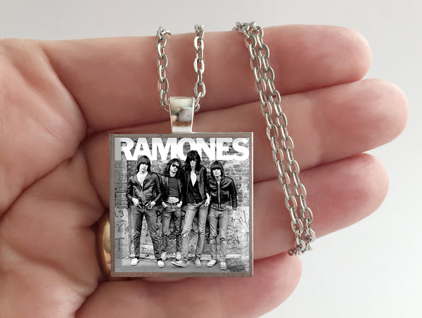 Ramones - Self Titled - Album Cover Art Pendant Necklace - Hollee