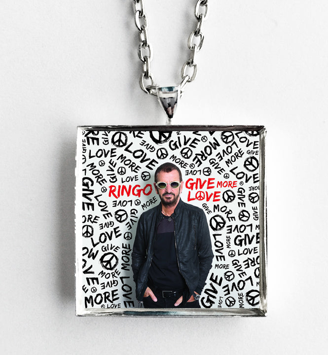 Ringo Starr - Give More Love - Album Cover Art Pendant Necklace - Hollee