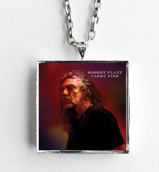Robert Plant - Carry Fire - Album Cover Art Pendant Necklace - Hollee