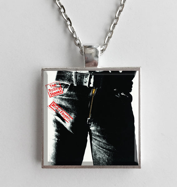 The Rolling Stones - Sticky Fingers - Album Cover Art Pendant Necklace