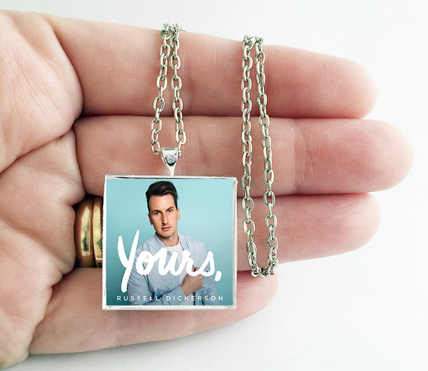 Russell Dickerson - Yours - Album Cover Art Pendant Necklace - Hollee