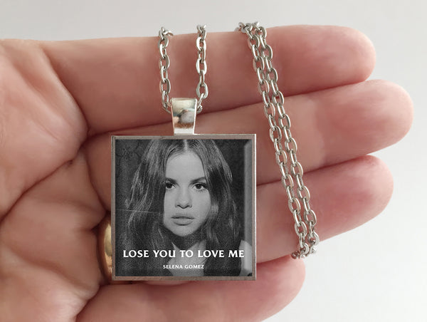 Selena Gomez - Lose You to Love Me - Album Cover Art Pendant Necklace - Hollee