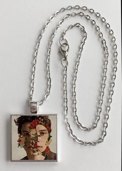 Shawn Mendes - The Album - Album Cover Art Pendant Necklace (Silvertone) - Hollee