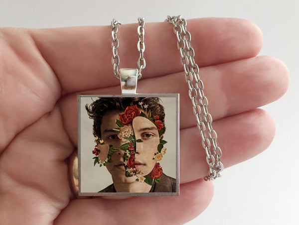 Shawn Mendes - The Album - Album Cover Art Pendant Necklace (Silvertone) - Hollee