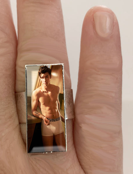 Shawn Mendes - Calvin's - Album Cover Art Adjustable Ring - Hollee