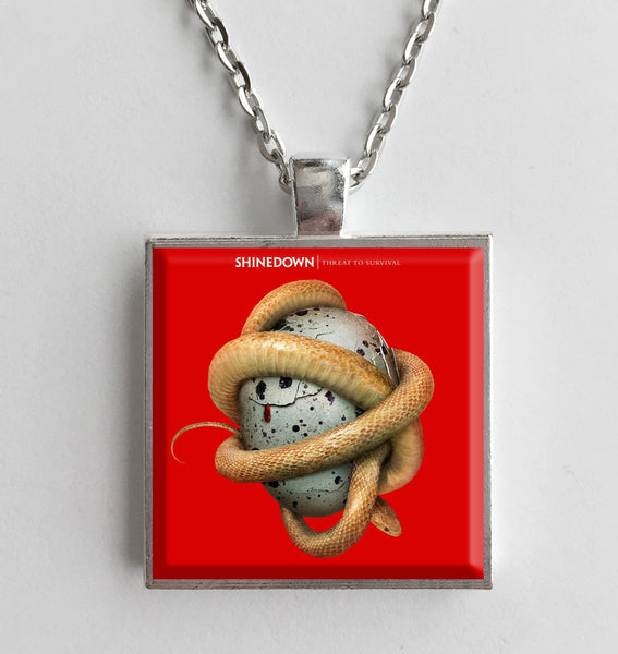 Shinedown - Threat to Survival - Album Cover Art Pendant Necklace - Hollee