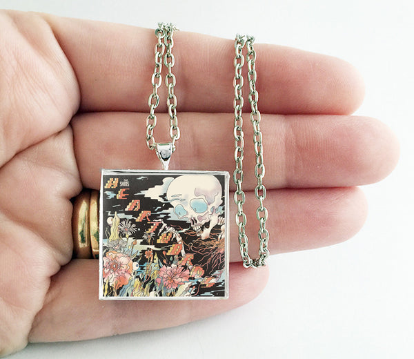 The Shins - Heartworms - Album Cover Art Pendant Necklace - Hollee