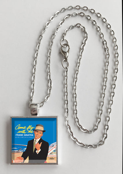 Frank Sinatra - Come Fly With Me - Album Cover Art Pendant Necklace - Hollee