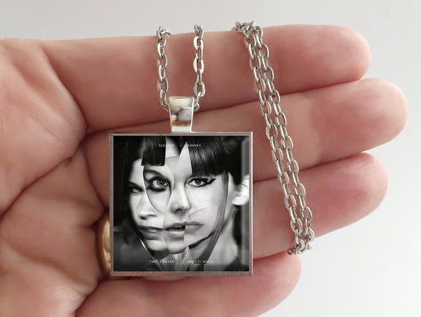 Sleater Kinney - The Center Won't Hold - Album Cover Art Pendant Necklace - Hollee