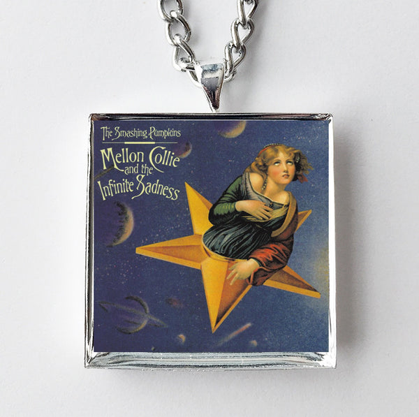 Smashing Pumpkins - Mellon Collie and the Infinite Sadness - Album Cover Art Pendant Necklace - Hollee