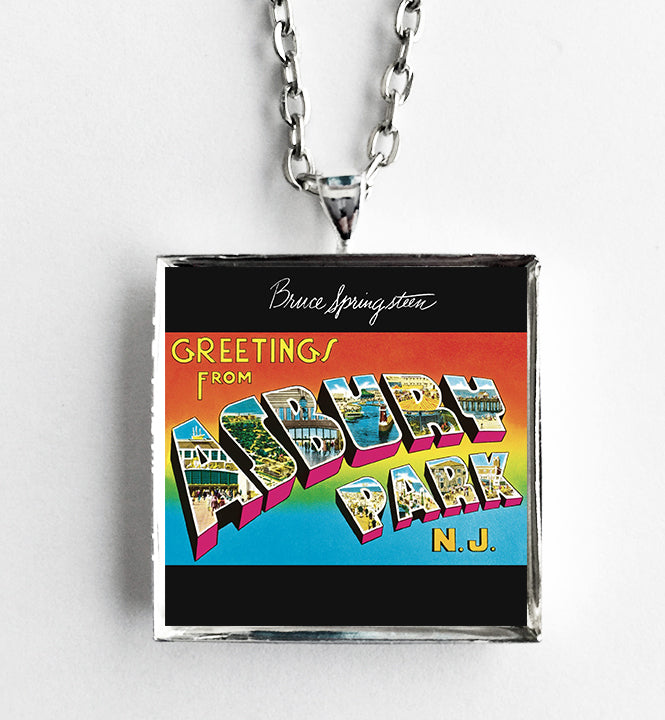 Bruce Springsteen - Greetings from Asbury Park, N.J. - Album Cover Art Pendant Necklace - Hollee