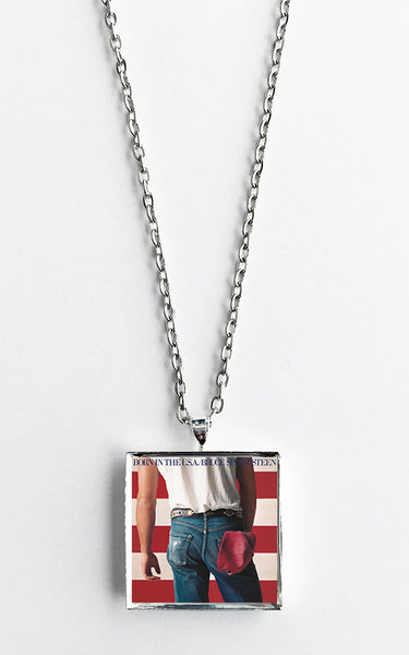 Bruce Springsteen - Born in the USA - Album Cover Art Pendant Necklace - Hollee