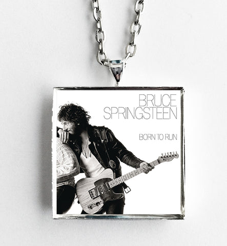 Bruce Springsteen - Born to Run - Album Cover Art Pendant Necklace - Hollee