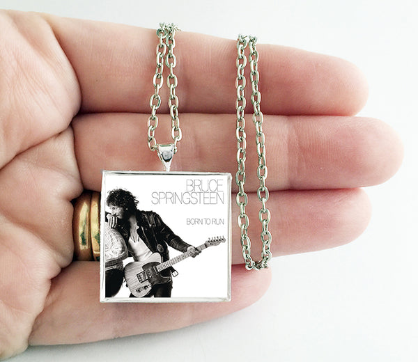 Bruce Springsteen - Born to Run - Album Cover Art Pendant Necklace - Hollee