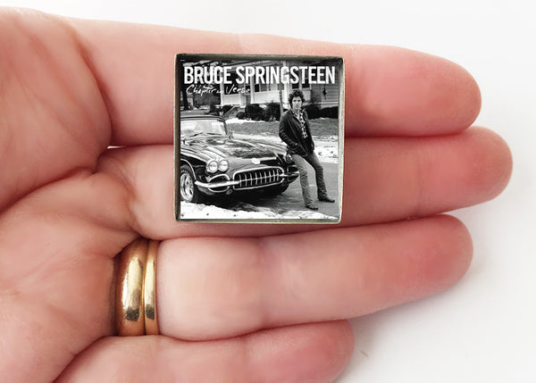 Bruce Springsteen - Chapter and Verse - Album Cover Art Pin - Hollee