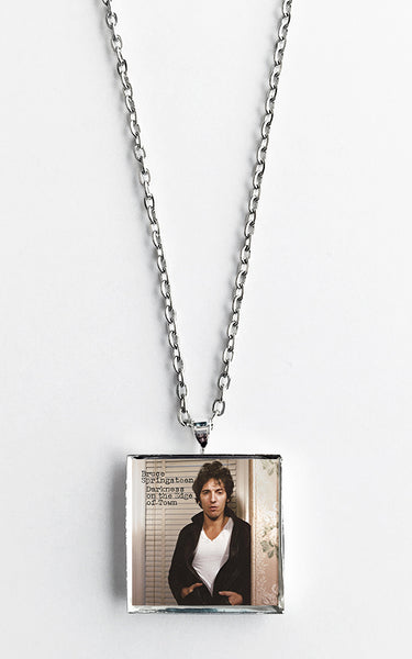 Bruce Springsteen - Darkness on the Edge of Town - Album Cover Art Pendant Necklace - Hollee