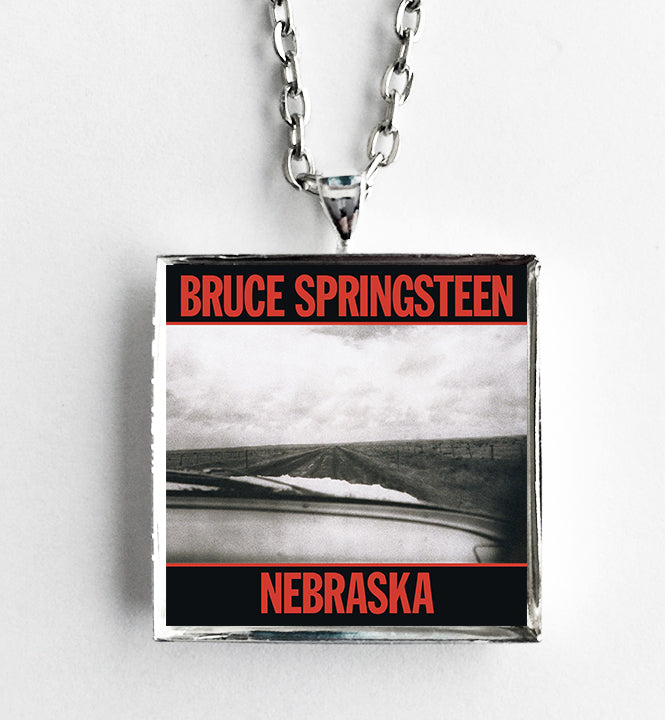 Bruce Springsteen - Nebraska - Album Cover Art Pendant Necklace - Hollee