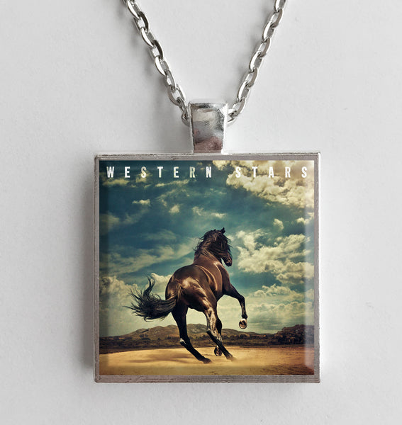 Bruce Springsteen - Western Stars - Album Cover Art Pendant Necklace - Hollee
