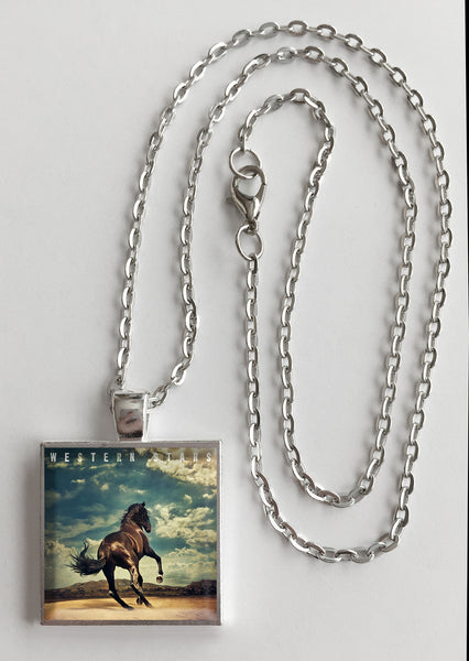 Bruce Springsteen - Western Stars - Album Cover Art Pendant Necklace - Hollee