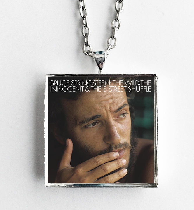 Bruce Springsteen - The Wild, The Innocent & The E Street Shuffle - Album Cover Art Pendant Necklace - Hollee