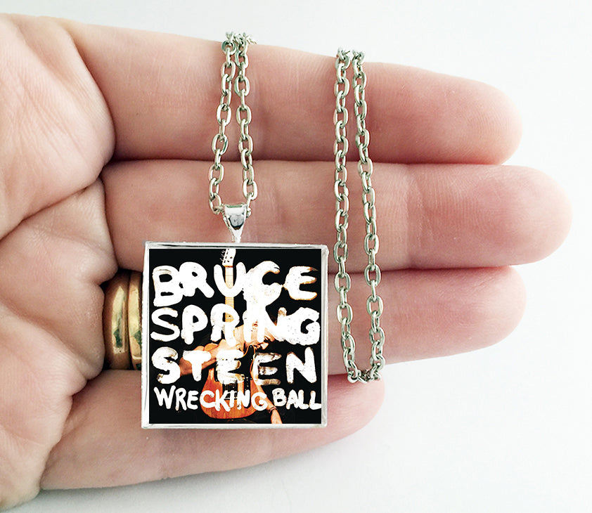 Bruce Springsteen - Wrecking Ball - Album Cover Art Pendant Necklace ...