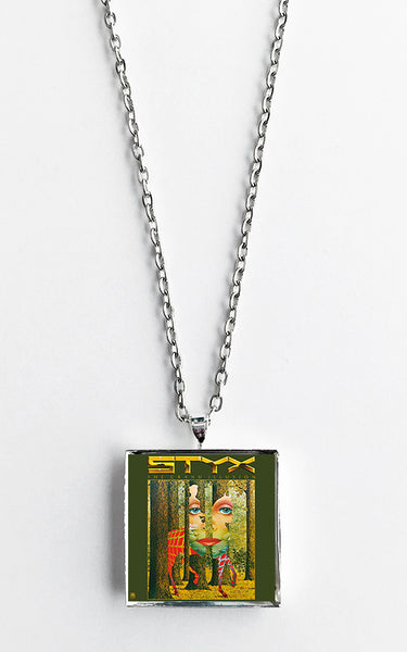 Styx - Grand Illusion - Album Cover Art Pendant Necklace - Hollee