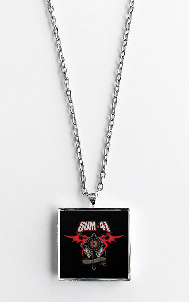 Sum 41 - 13 Voices - Album Cover Art Pendant Necklace - Hollee