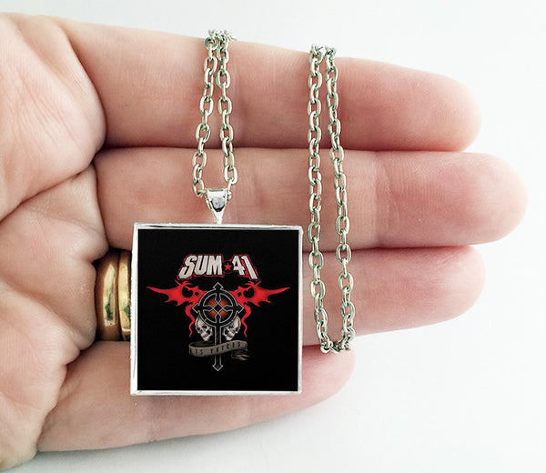 Sum 41 - 13 Voices - Album Cover Art Pendant Necklace - Hollee