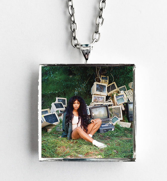 SZA - Ctrl - Album Cover Art Pendant Necklace - Hollee