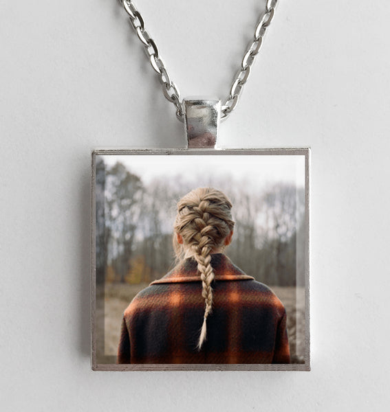 Taylor Swift - Evermore - Album Cover Art Pendant Necklace