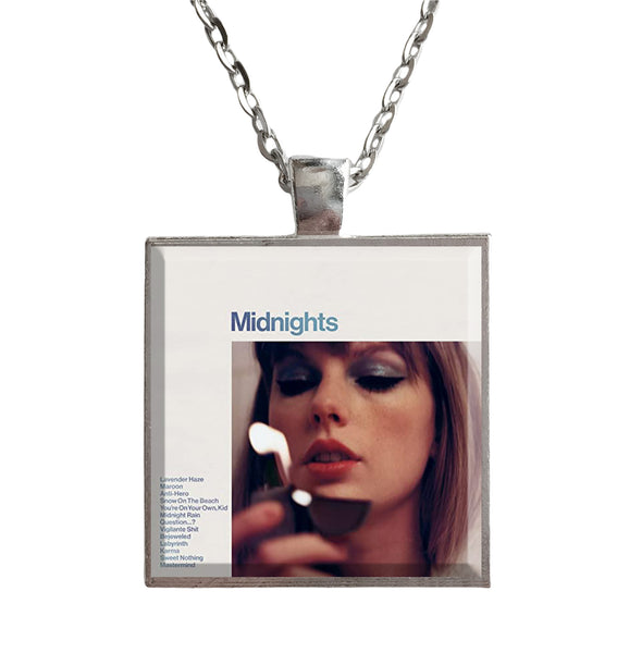 Taylor Swift - Midnights - Album Cover Art Pendant Necklace