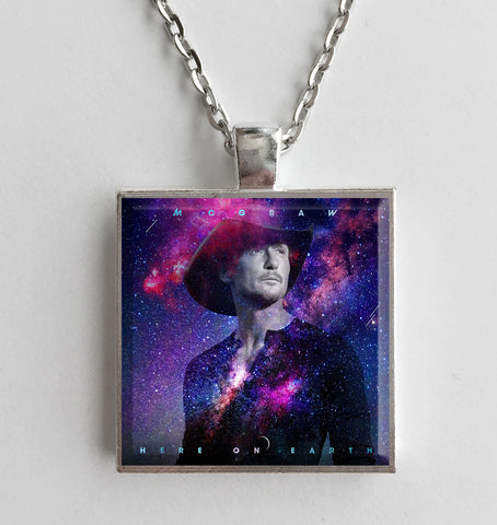 Tim McGraw - Here on Earth - Album Cover Art Pendant Necklace - Hollee